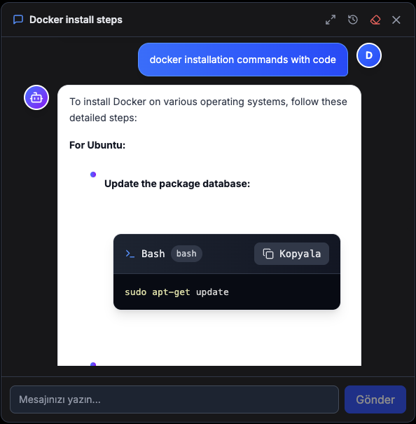 AI Chat Interface